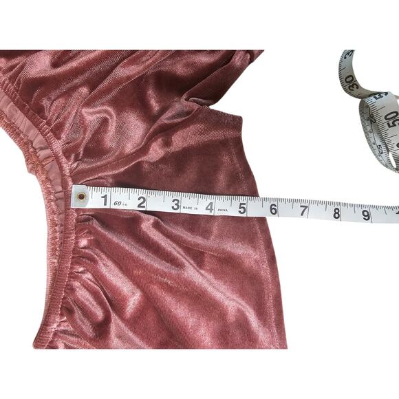 Altar'd State Wine/Pink Cropped Boho Top Size M - Picture 5 of 8